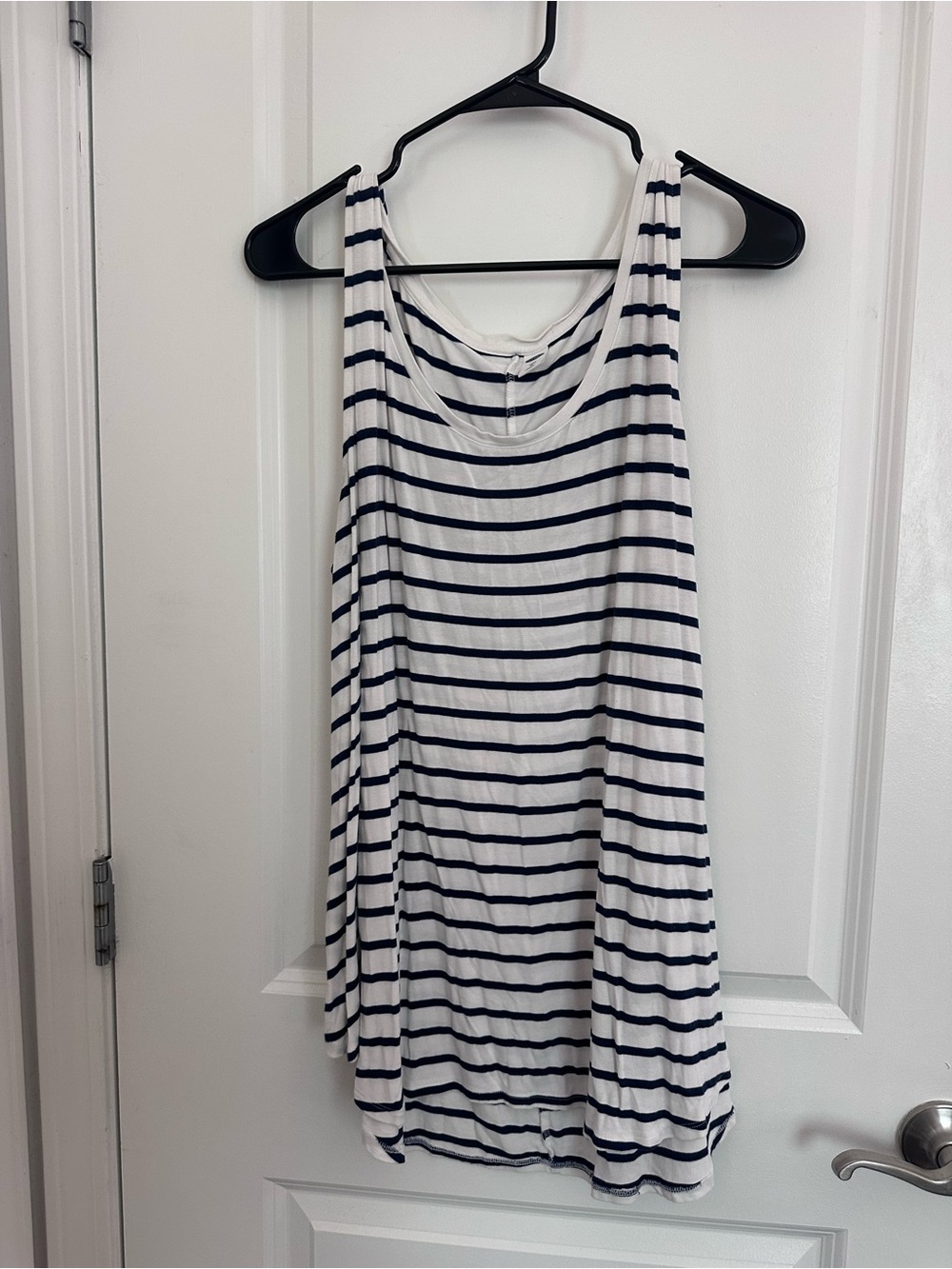 Old Navy Navy and White Striped Tank